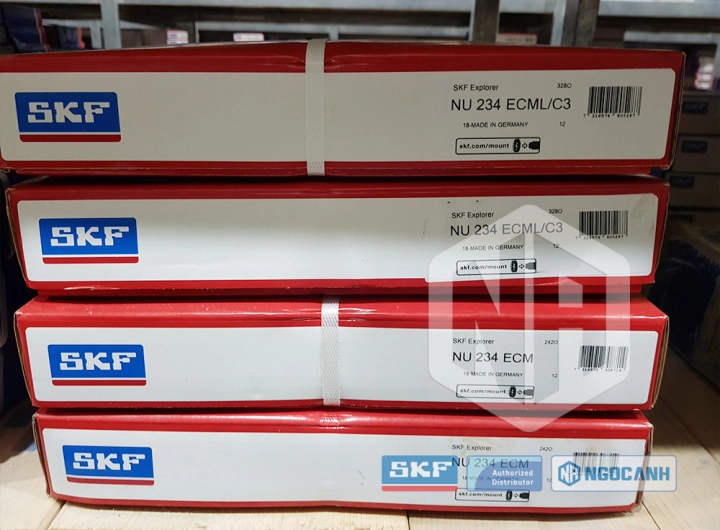 Vòng bi SKF NU 234 ECML/C3 chính hãng phân phối bởi SKF Ngọc Anh - Đại lý ủy quyền SKF