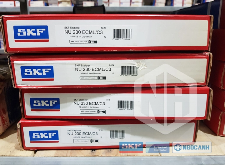 Vòng bi SKF NU 230 ECML/C3 chính hãng phân phối bởi SKF Ngọc Anh - Đại lý ủy quyền SKF