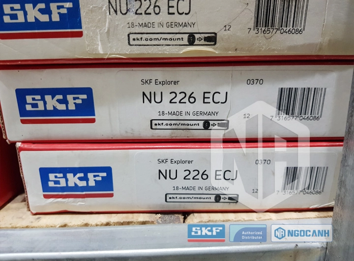Vòng bi SKF NU 226 ECJ chính hãng phân phối bởi SKF Ngọc Anh - Đại lý ủy quyền SKF