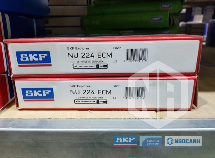 Vòng bi SKF NU 224 ECM chính hãng phân phối bởi SKF Ngọc Anh - Đại lý ủy quyền SKF