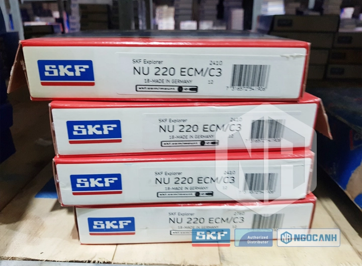 Vòng bi SKF NU 220 ECM/C3 chính hãng phân phối bởi SKF Ngọc Anh - Đại lý ủy quyền SKF Vòng bi SKF NU 220 ECM/C3 chính hãng phân phối bởi SKF Ngọc Anh - Đại lý ủy quyền SKF