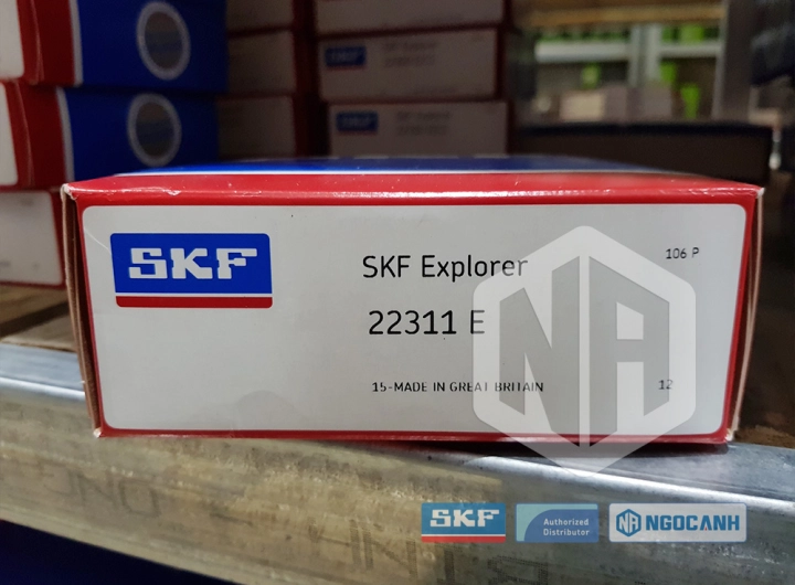 Vòng bi SKF 22311 E chính hãng phân phối bởi SKF Ngọc Anh - Đại lý ủy quyền SKF Vòng bi SKF 22311 E chính hãng phân phối bởi SKF Ngọc Anh - Đại lý ủy quyền SKF