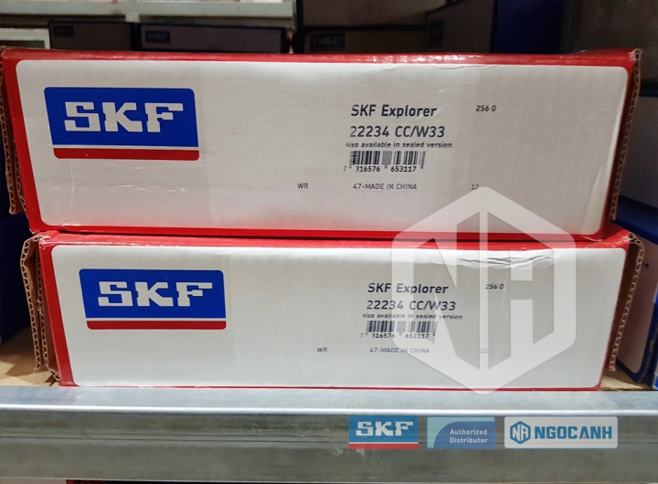 Vòng bi SKF 22234 CC/W33 chính hãng phân phối bởi SKF Ngọc Anh - Đại lý ủy quyền SKF Vòng bi SKF 22234 CC/W33 chính hãng phân phối bởi SKF Ngọc Anh - Đại lý ủy quyền SKF