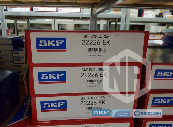Vòng bi SKF 22226 EK chính hãng phân phối bởi SKF Ngọc Anh - Đại lý ủy quyền SKF Vòng bi SKF 22226 EK chính hãng phân phối bởi SKF Ngọc Anh - Đại lý ủy quyền SKF