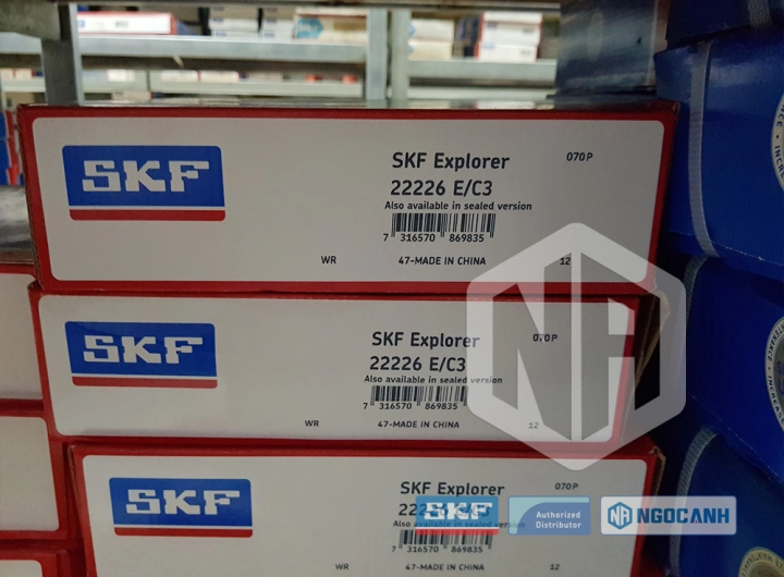 Vòng bi SKF 22226 E/C3 chính hãng phân phối bởi SKF Ngọc Anh - Đại lý ủy quyền SKF