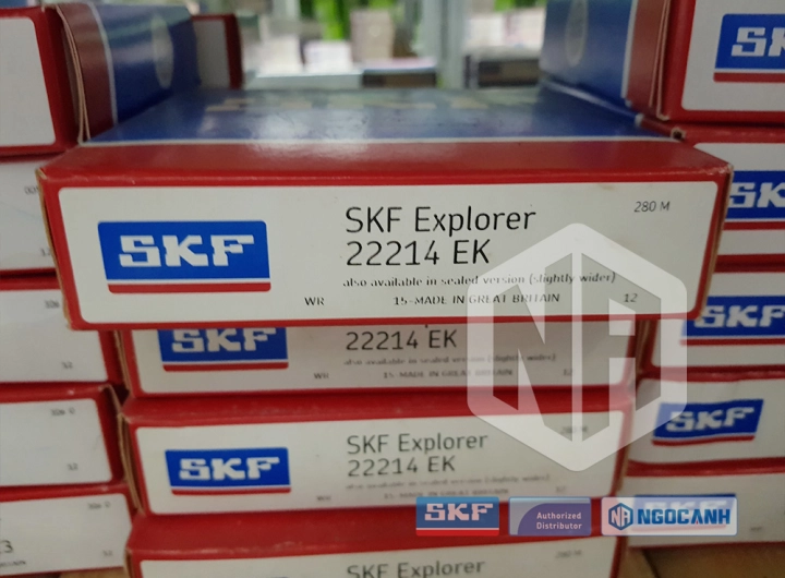 Vòng bi SKF 22214 EK chính hãng phân phối bởi SKF Ngọc Anh - Đại lý ủy quyền SKF Vòng bi SKF 22214 EK chính hãng phân phối bởi SKF Ngọc Anh - Đại lý ủy quyền SKF
