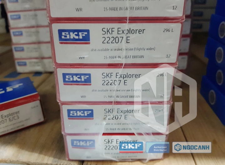 Vòng bi SKF 22207 E chính hãng phân phối bởi SKF Ngọc Anh - Đại lý ủy quyền SKF Vòng bi SKF 22207 E chính hãng phân phối bởi SKF Ngọc Anh - Đại lý ủy quyền SKF