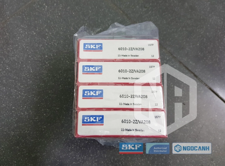 Vòng bi SKF 6010-2Z/VA208 chính hãng phân phối bởi SKF Ngọc Anh - Đại lý ủy quyền SKF