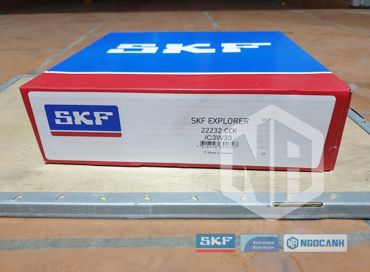 Vòng bi SKF 22232 CCK/C3W33 chính hãng phân phối bởi SKF Ngọc Anh - Đại lý ủy quyền SKF Vòng bi SKF 22232 CCK/C3W33 chính hãng phân phối bởi SKF Ngọc Anh - Đại lý ủy quyền SKF