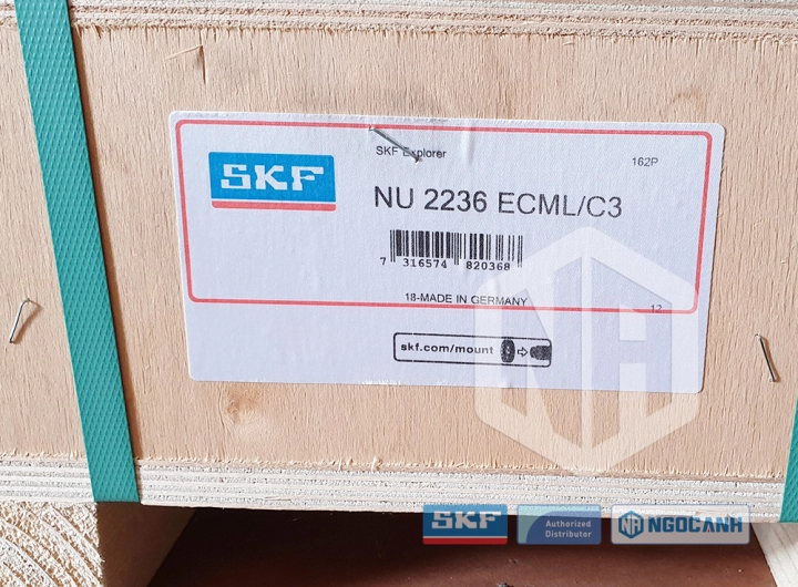 Vòng bi SKF NU 2236 ECML/C3 chính hãng phân phối bởi SKF Ngọc Anh - Đại lý ủy quyền SKF