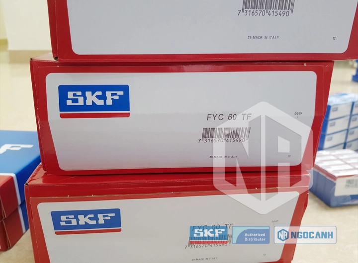 Gối đỡ SKF FYC 60 TF chính hãng phân phối bởi SKF Ngọc Anh - Đại lý ủy quyền SKF
