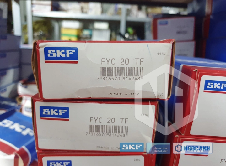Gối đỡ SKF FYC 20 TF chính hãng phân phối bởi SKF Ngọc Anh - Đại lý ủy quyền SKF