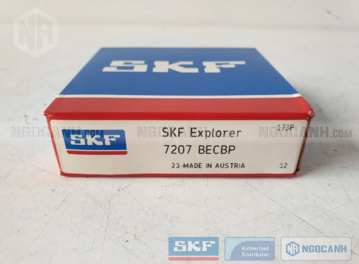 Vòng bi SKF 7207 BECBP chính hãng phân phối bởi SKF Ngọc Anh - Đại lý ủy quyền SKF Vòng bi SKF 7207 BECBP chính hãng phân phối bởi SKF Ngọc Anh - Đại lý ủy quyền SKF