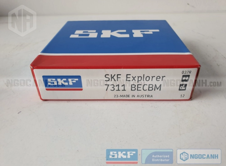 Vòng bi SKF 7311 BECBM chính hãng phân phối bởi SKF Ngọc Anh - Đại lý ủy quyền SKF Vòng bi SKF 7311 BECBM chính hãng phân phối bởi SKF Ngọc Anh - Đại lý ủy quyền SKF