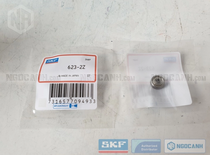Vòng bi SKF 623-2Z chính hãng phân phối bởi SKF Ngọc Anh - Đại lý ủy quyền SKF Vòng bi SKF 623-2Z chính hãng phân phối bởi SKF Ngọc Anh - Đại lý ủy quyền SKF