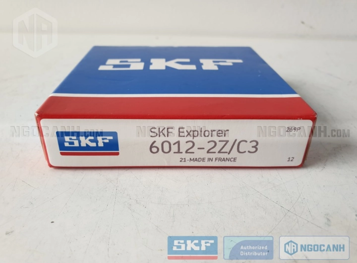 Vòng bi SKF 6012-2Z/C3 chính hãng phân phối bởi SKF Ngọc Anh - Đại lý ủy quyền SKF