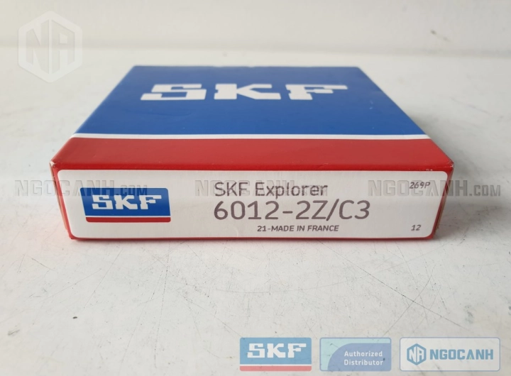 Vòng bi SKF 6012-2Z/C3 chính hãng phân phối bởi SKF Ngọc Anh - Đại lý ủy quyền SKF Vòng bi SKF 6012-2Z/C3 chính hãng phân phối bởi SKF Ngọc Anh - Đại lý ủy quyền SKF
