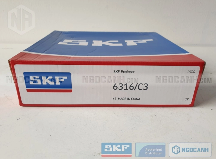 Vòng bi SKF 6316/C3 chính hãng phân phối bởi SKF Ngọc Anh - Đại lý ủy quyền SKF Vòng bi SKF 6316/C3 chính hãng phân phối bởi SKF Ngọc Anh - Đại lý ủy quyền SKF