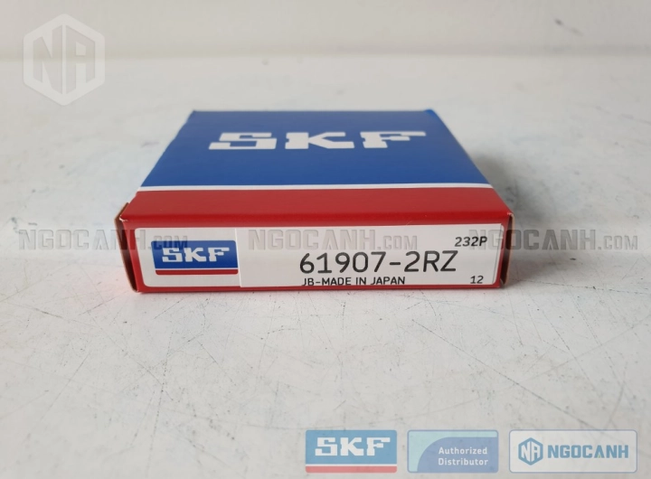 Vòng bi SKF 61907-2RZ chính hãng phân phối bởi SKF Ngọc Anh - Đại lý ủy quyền SKF