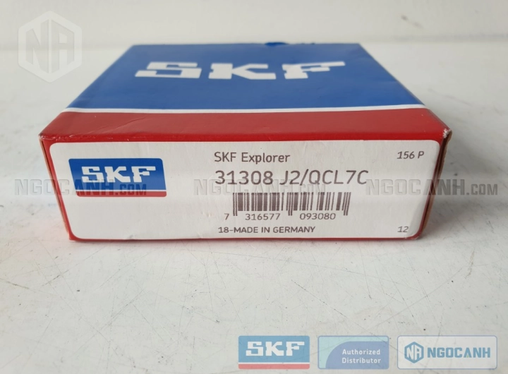 Vòng bi SKF 31308 J2/QCL7C chính hãng phân phối bởi SKF Ngọc Anh - Đại lý ủy quyền SKF Vòng bi SKF 31308 J2/QCL7C chính hãng phân phối bởi SKF Ngọc Anh - Đại lý ủy quyền SKF