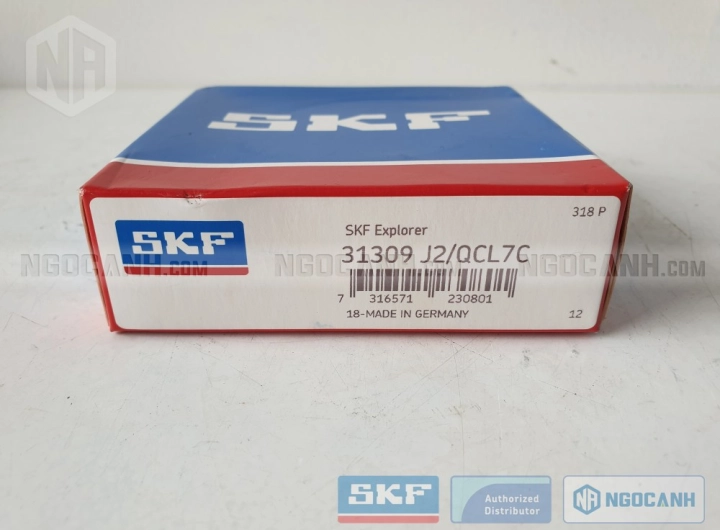 Vòng bi SKF 31309 J2/QCL7C chính hãng phân phối bởi SKF Ngọc Anh - Đại lý ủy quyền SKF Vòng bi SKF 31309 J2/QCL7C chính hãng phân phối bởi SKF Ngọc Anh - Đại lý ủy quyền SKF