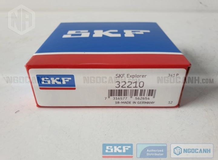 Vòng bi SKF 32210 chính hãng phân phối bởi SKF Ngọc Anh - Đại lý ủy quyền SKF
