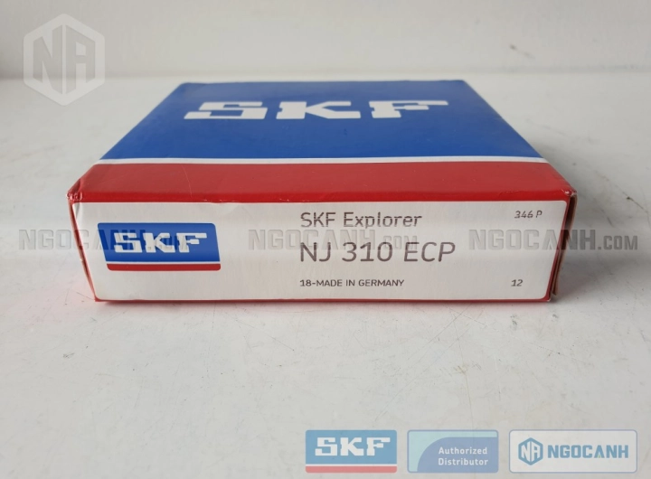 Vòng bi SKF NJ 310 ECP chính hãng phân phối bởi SKF Ngọc Anh - Đại lý ủy quyền SKF