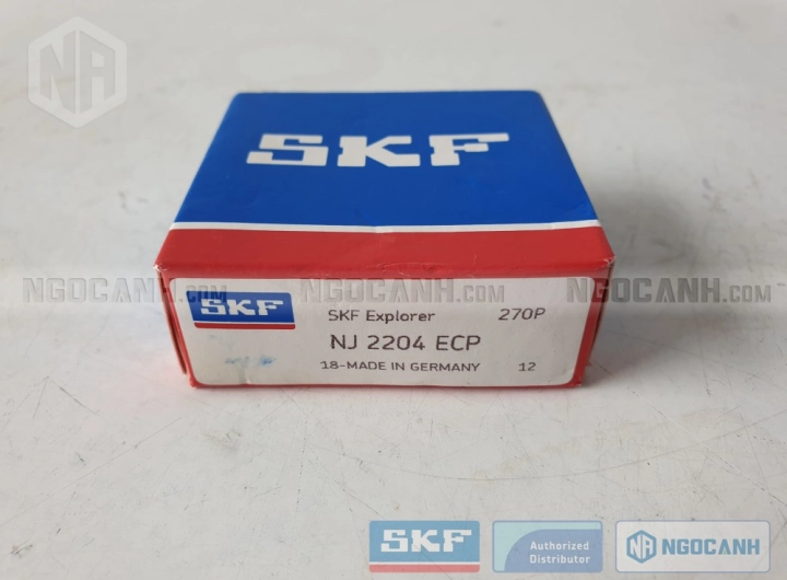 Vòng bi SKF NJ 2204 ECP chính hãng phân phối bởi SKF Ngọc Anh - Đại lý ủy quyền SKF