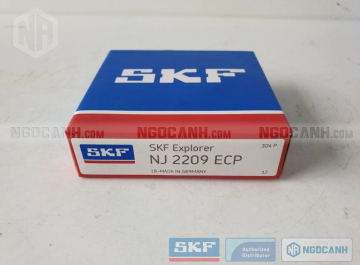 Vòng bi SKF NJ 2209 ECP chính hãng phân phối bởi SKF Ngọc Anh - Đại lý ủy quyền SKF Vòng bi SKF NJ 2209 ECP chính hãng phân phối bởi SKF Ngọc Anh - Đại lý ủy quyền SKF