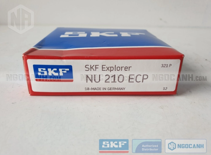 Vòng bi SKF NU 210 ECP chính hãng phân phối bởi SKF Ngọc Anh - Đại lý ủy quyền SKF