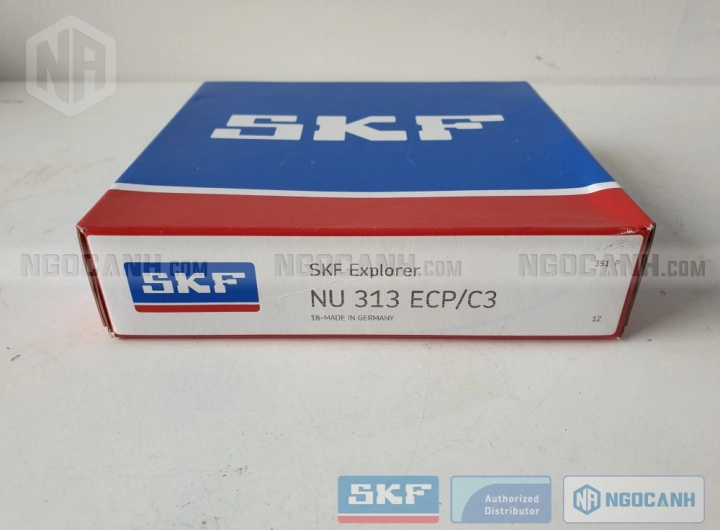 Vòng bi SKF NU 313 ECP/C3 chính hãng phân phối bởi SKF Ngọc Anh - Đại lý ủy quyền SKF
