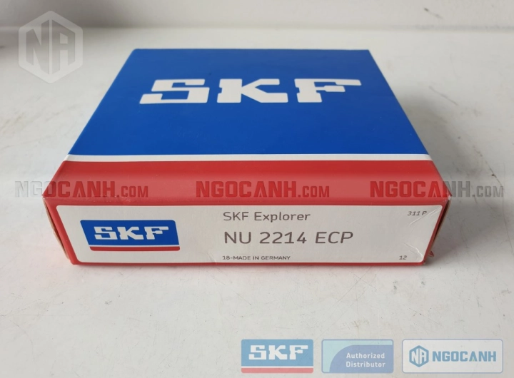 Vòng bi SKF NU 2214 ECP chính hãng phân phối bởi SKF Ngọc Anh - Đại lý ủy quyền SKF