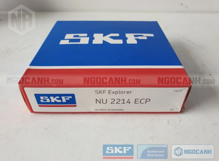 Vòng bi SKF NU 2214 ECP chính hãng phân phối bởi SKF Ngọc Anh - Đại lý ủy quyền SKF Vòng bi SKF NU 2214 ECP chính hãng phân phối bởi SKF Ngọc Anh - Đại lý ủy quyền SKF