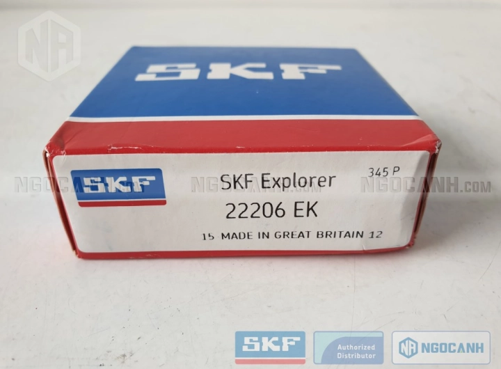 Vòng bi SKF 22206 EK chính hãng phân phối bởi SKF Ngọc Anh - Đại lý ủy quyền SKF