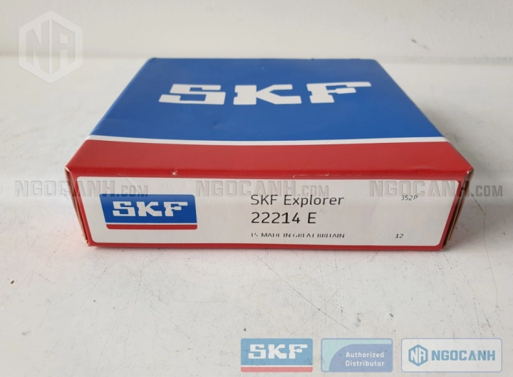 Vòng bi SKF 22214 E chính hãng phân phối bởi SKF Ngọc Anh - Đại lý ủy quyền SKF