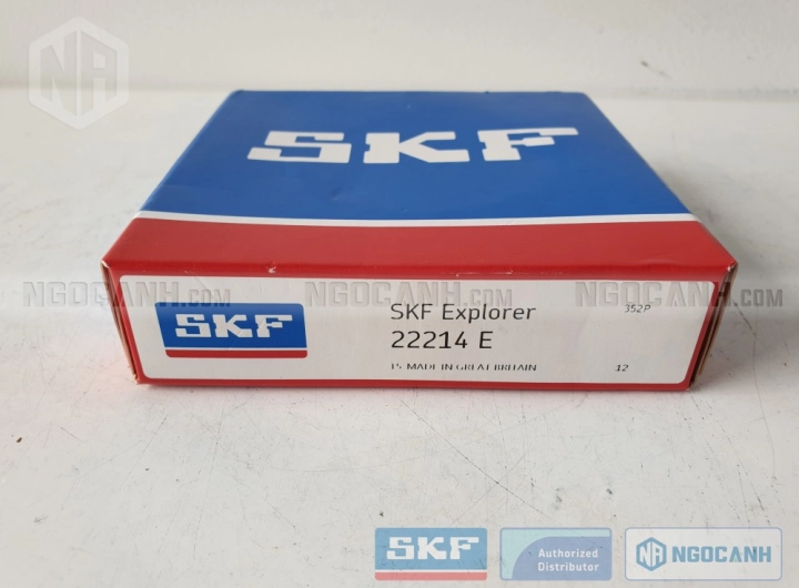 Vòng bi SKF 22214 E chính hãng phân phối bởi SKF Ngọc Anh - Đại lý ủy quyền SKF Vòng bi SKF 22214 E chính hãng phân phối bởi SKF Ngọc Anh - Đại lý ủy quyền SKF