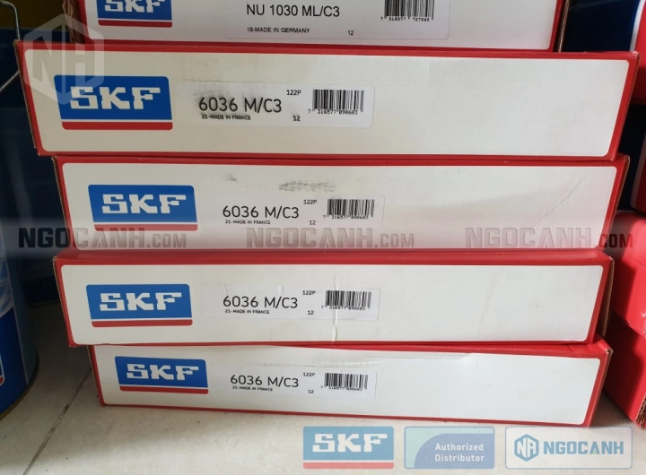 Vòng bi SKF 6036 M/C3 chính hãng phân phối bởi SKF Ngọc Anh - Đại lý ủy quyền SKF