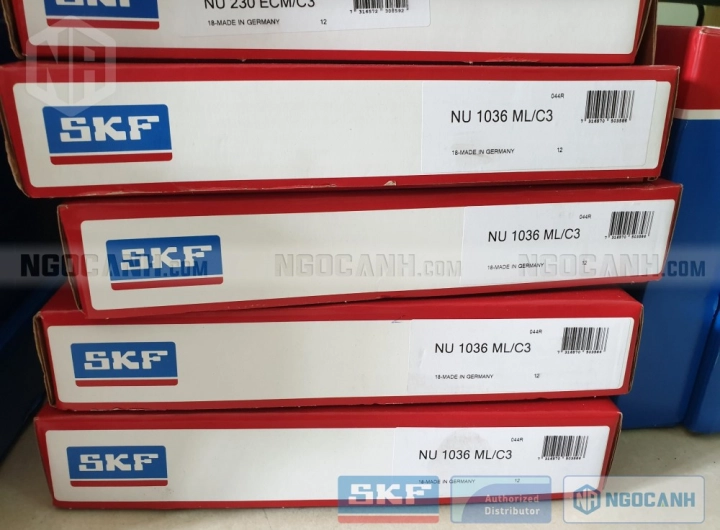 Vòng bi SKF NU 1036 ML/C3 chính hãng phân phối bởi SKF Ngọc Anh - Đại lý ủy quyền SKF Vòng bi SKF NU 1036 ML/C3 chính hãng phân phối bởi SKF Ngọc Anh - Đại lý ủy quyền SKF