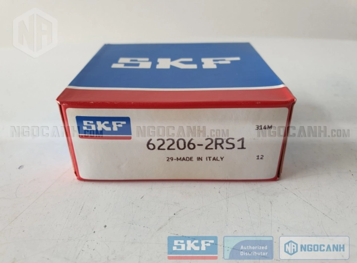 Vòng bi SKF 62206-2RS1 chính hãng phân phối bởi SKF Ngọc Anh - Đại lý ủy quyền SKF