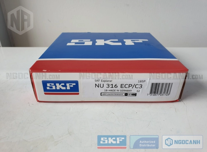 Vòng bi SKF NU 316 ECP/C3 chính hãng phân phối bởi SKF Ngọc Anh - Đại lý ủy quyền SKF Vòng bi SKF NU 316 ECP/C3 chính hãng phân phối bởi SKF Ngọc Anh - Đại lý ủy quyền SKF