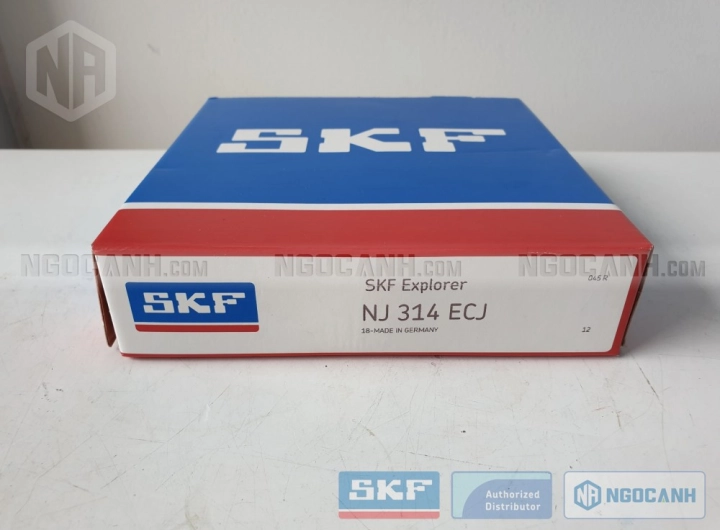 Vòng bi SKF NJ 314 ECJ chính hãng phân phối bởi SKF Ngọc Anh - Đại lý ủy quyền SKF