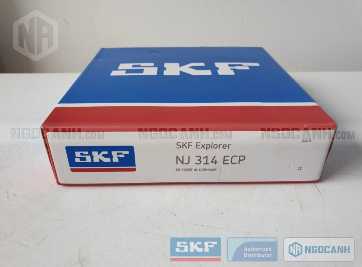 Vòng bi SKF NJ 314 ECP chính hãng phân phối bởi SKF Ngọc Anh - Đại lý ủy quyền SKF