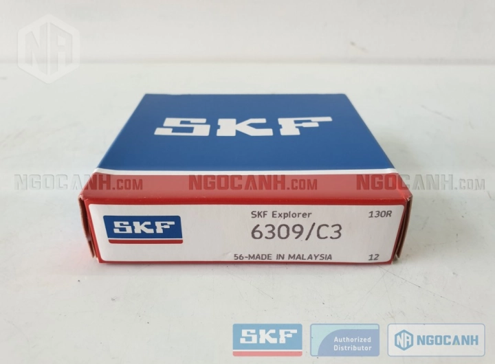 Vòng bi SKF 6309/C3 chính hãng phân phối bởi SKF Ngọc Anh - Đại lý ủy quyền SKF