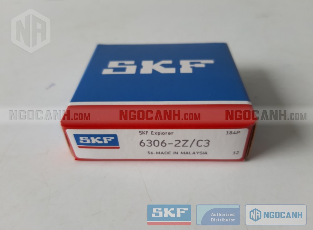 Vòng bi SKF 6306-2Z/C3 chính hãng, Đại lý ủy quyền vòng bi SKF
