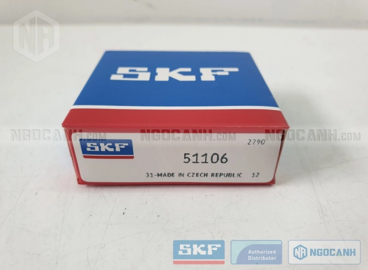Vòng bi SKF 51106 chính hãng phân phối bởi SKF Ngọc Anh - Đại lý ủy quyền SKF