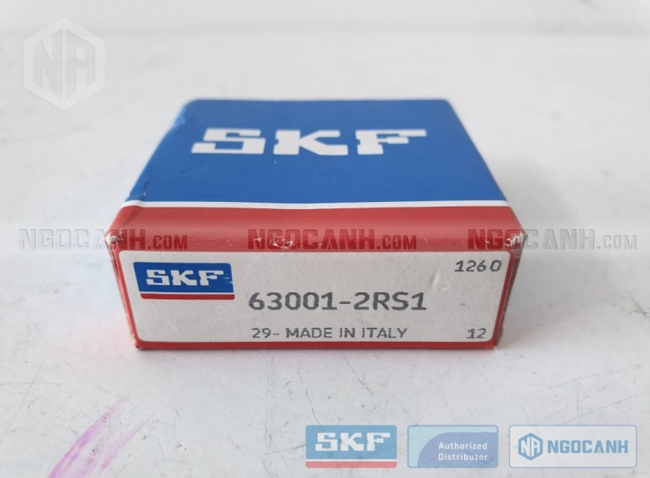 Vòng bi SKF 63001-2RS1 chính hãng phân phối bởi SKF Ngọc Anh - Đại lý ủy quyền SKF