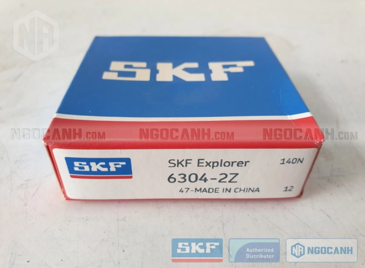 Vòng bi SKF 6304-2Z chính hãng phân phối bởi SKF Ngọc Anh - Đại lý ủy quyền SKF