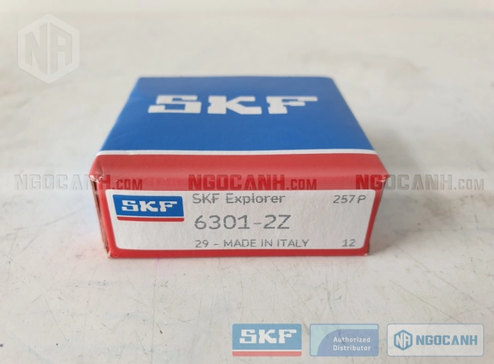 Vòng bi SKF 6301-2Z chính hãng phân phối bởi SKF Ngọc Anh - Đại lý ủy quyền SKF