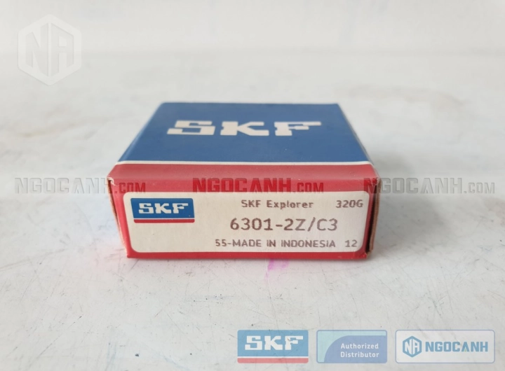 Vòng bi SKF 6301-2Z/C3 chính hãng phân phối bởi SKF Ngọc Anh - Đại lý ủy quyền SKF