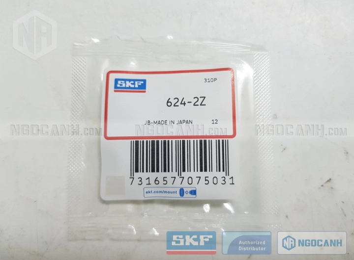 Vòng bi SKF 624-2Z chính hãng phân phối bởi SKF Ngọc Anh - Đại lý ủy quyền SKF